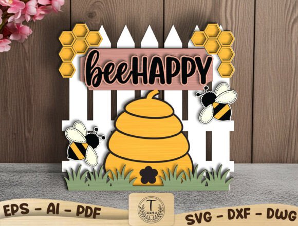 Bee Happy Laser Cut File SVG Review: A Farmhouse Charm for Real Projects
