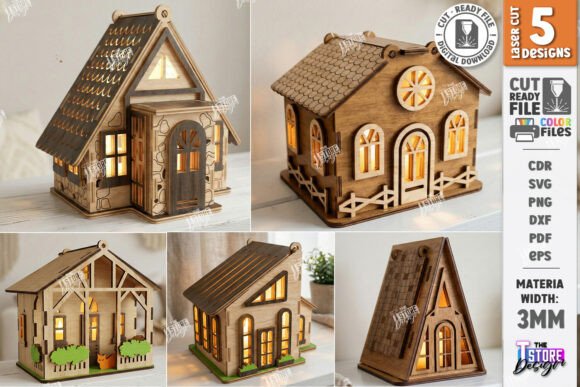 Candle House Laser Cut Bundle: A Home Decor Design Asset Worth Considering