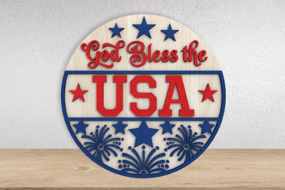 God Bless the USA Fireworks Laser Cut Embroidery Design Review