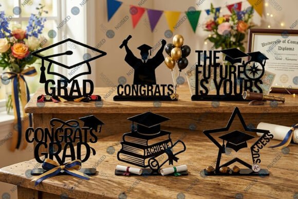 Laser Cut Graduation SVG Bundle for Cutting