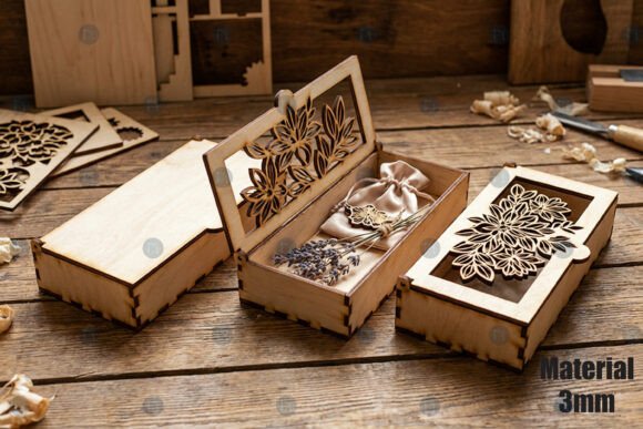 Laser Cutting Gift Boxes: A Versatile SVG Design for Handmade Businesses