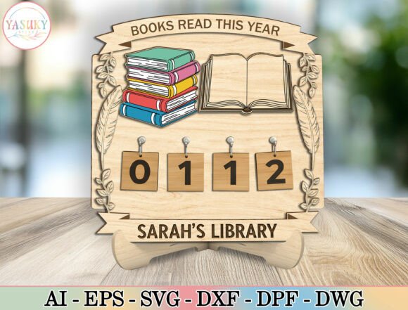 Laser Cutting Home Decor: A Review of the Reading Tracker Book Lover SVG