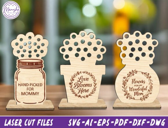 Laser Cutting SVG Bundle for Mother’s Day Branding Projects
