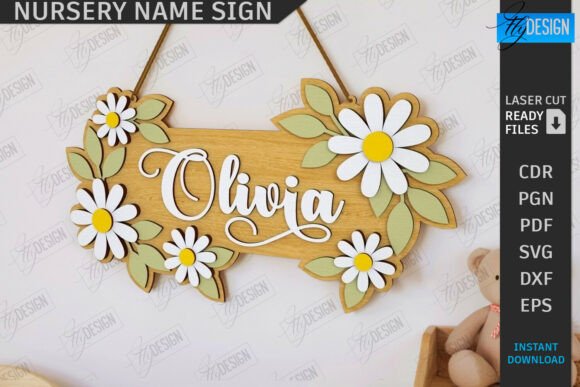Laser Cutting Wall Decor: A Designer’s Take on a Versatile Nursery Name Sign
