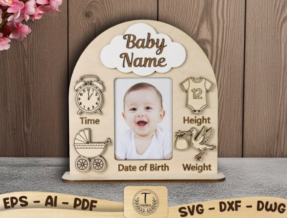 Personalized Baby Photo Frame SVG Review for Real Embroidery Projects