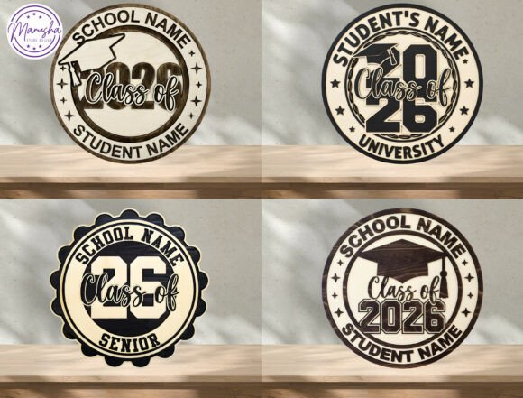 Personalized Graduation SVG Bundle for Laser Cutting & Other Celebrations
