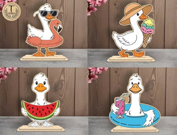 Reviewing the Summer Goose Laser Cut File SVG Bundle for Real Projects