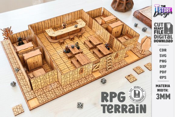 RPG Terrain Laser Cutting for Board Games